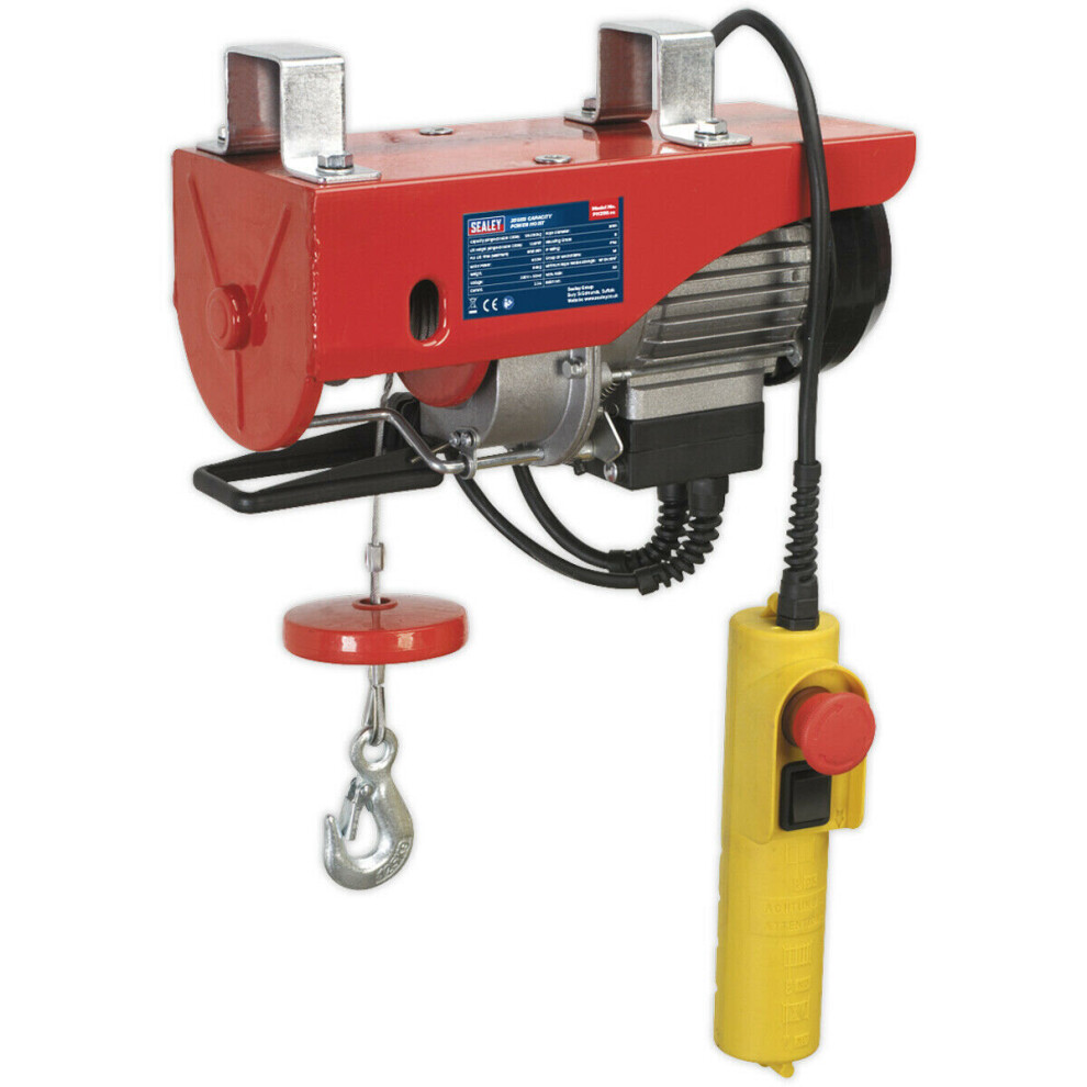 Loops 250Kg Capacity Electric Power Hoist - 500W 1Ph Motor - Vehicle Lifting Tackle