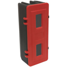 Fire Extinguisher Cabinet - Durable Composite Material - Holds One Extinguisher