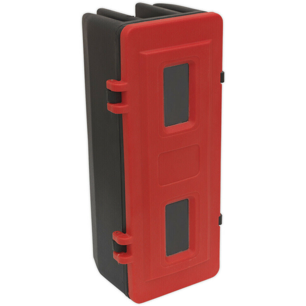 Fire Extinguisher Cabinet - Durable Composite Material - Holds One Extinguisher