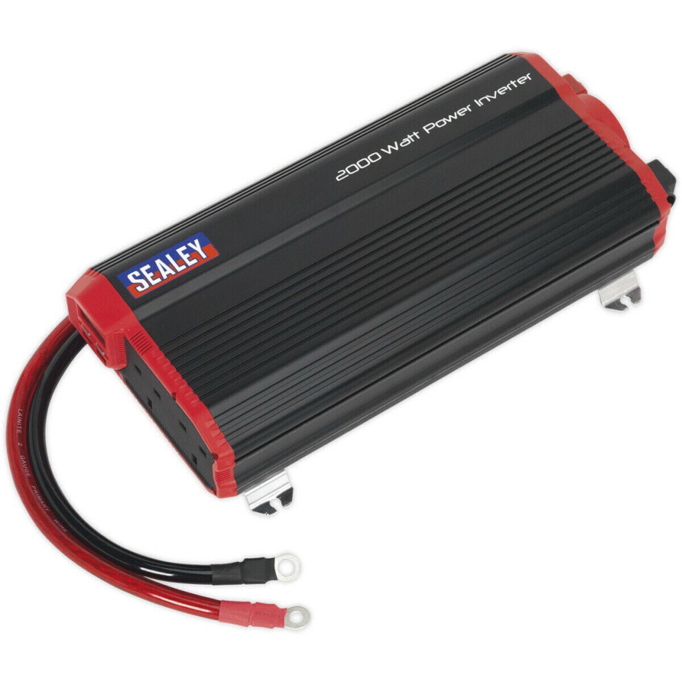 2000W Power Inverter - 12V DC to 230V 50Hz - Modified Sine Wave - LCD Display