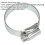 Loops 30 PACK Zinc Plated Hose Clip - 25 to 38mm Diameter - External Pressed Threads 2