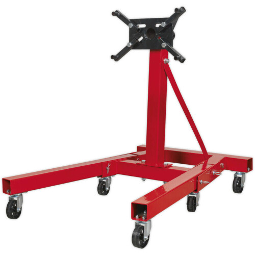 Loops Folding Engine Support Stand - 900kg Capacity - 360 Degree Swivel - Adjustable 2