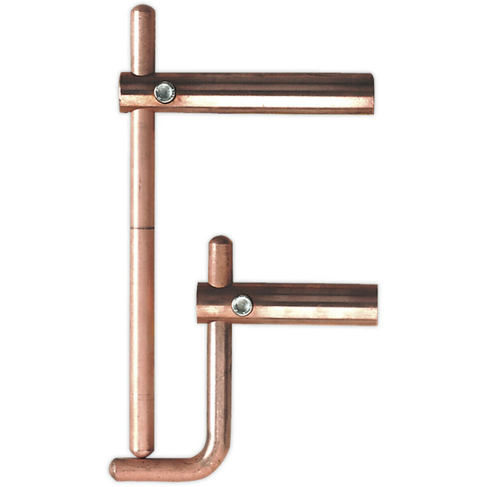 120Mm Heavy Duty Spot Welding Arms - Exterior Profiles - Electrode & Cotter Pin 5056524234976