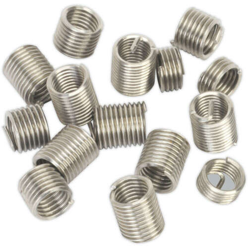 Loops 8 PACK Thread Inserts - M12 x 1.75mm - Suitable for ys10445 Thread Repair Kit 2