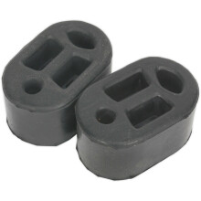 2 PACK Rubber Exhaust Mount - 70mm x 45mm x 37mm - Anti Vibration Exhaust Hanger