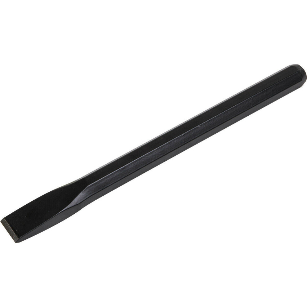 Drop Forged Steel Cold Chisel - 25mm x 300mm - Octagonal Shaft - Metal Chisel