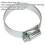 Loops 30 PACK Zinc Plated Hose Clip - 32 to 44mm Diameter - External Pressed Threads 2