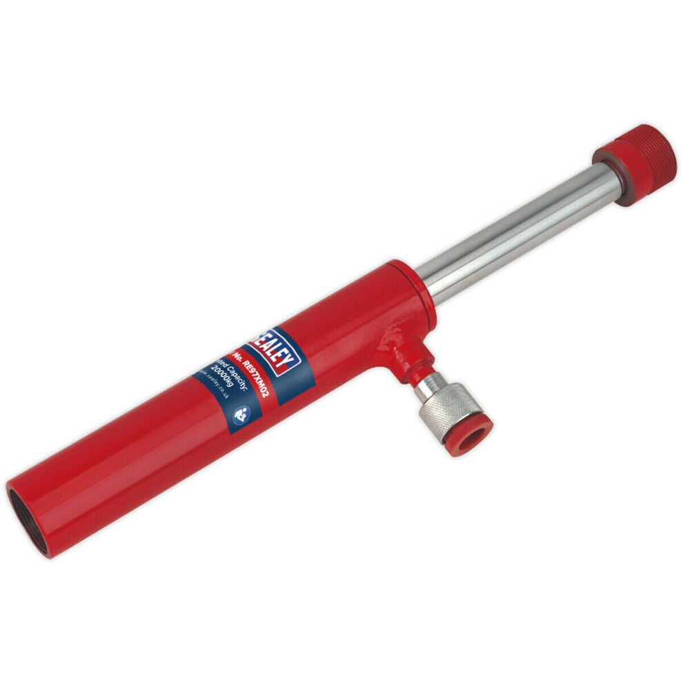 2 Tonne Mini Hydraulic Pull Ram - 422mm to 550mm Height - Quick Connect Coupler