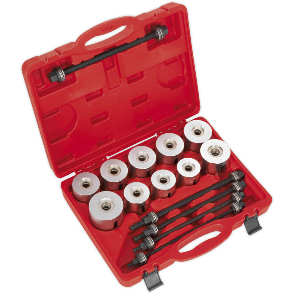 27pc Bearing & Bush Removal / Install Tool Kit - 44mm to 90mm Adapters & Screws