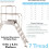 Loops 7 Tread Industrial Bridging Steps & Handle Crossover Ladder 0.9m x 0.5m Platform 2