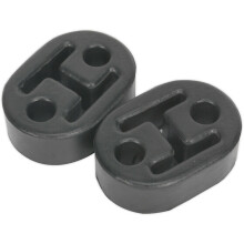 2 PACK Rubber Exhaust Mount - 60mm x 41mm x 20mm - Anti Vibration Exhaust Hanger
