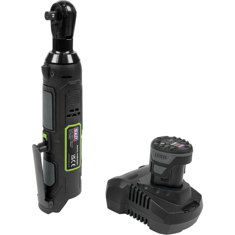 10.8V Cordless Ratchet Wrench Kit - 3/8" Sq Drive - With 2Ah Battery & Charger 5056524267509