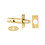 Loops 60mm Security Door Rack Bolt 32mm Fixing Centres Electro Brassed Door Latch 4