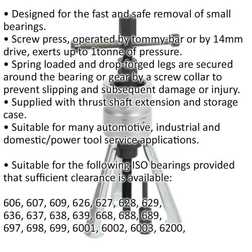 Loops Fast Fit Micro-Puller - 19mm to 45mm Leg Spread - 71mm Max Reach - Spring Loaded 1