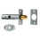 Loops 60mm Security Door Rack Bolt 32mm Fixing Centres Polished Chrome Door Latch 2
