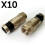 Loops F Type Compression Tool & 10x RG6 Connectors Coaxial Crimping Crimper Sky Screw 3
