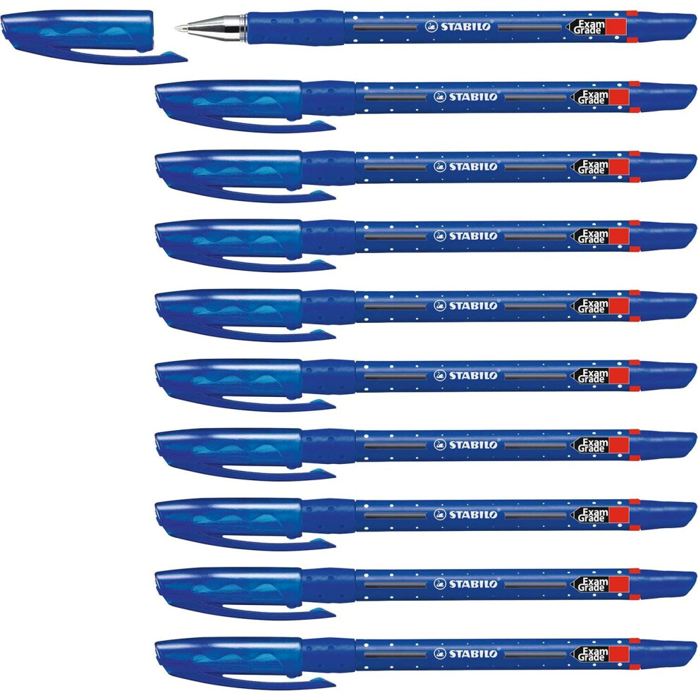 Stabilo Ballpoint - Exam Grade Box Of 10 Blue