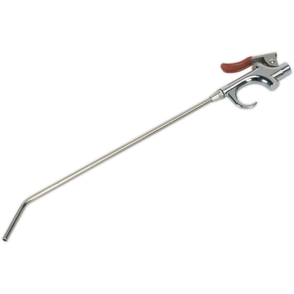 290Mm Palm Type Air Blow Gun - 1/4" Bsp Inlet - Extended Lance - Thumb Trigger 5056581910028