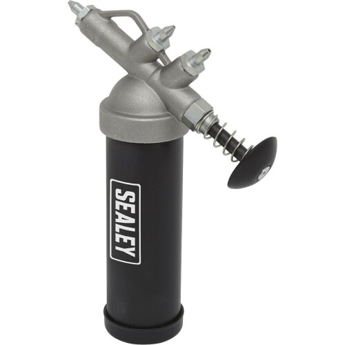 Loops Push Type Mini Grease Gun - 3oz Cartridge Capacity - Three Nozzle Sizes