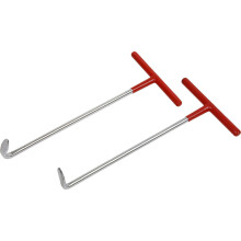 2 Piece Exhaust Puller Tool Set - T-handle - 90Â & 120Â  Hooks - Exhaust Fitting