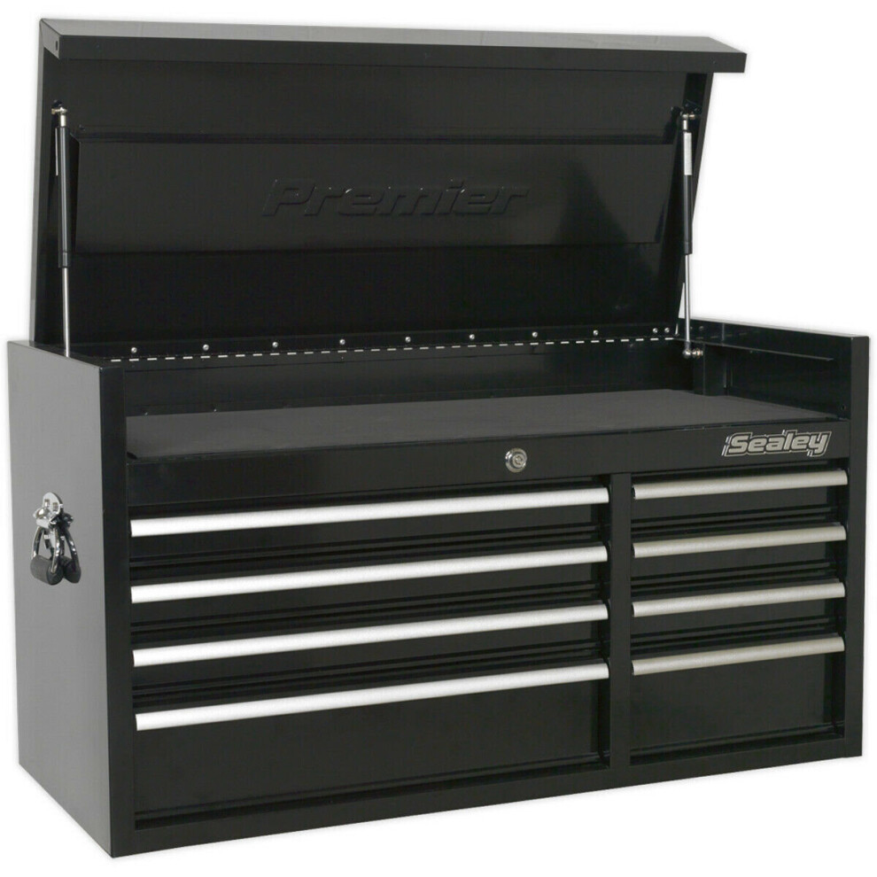 1040 x 450 x 570mm PREMIUM Topchest Tool Chest -Heavy Duty 8 Drawer Storage Unit