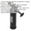 Loops Push Type Mini Grease Gun - 3oz Cartridge Capacity - Three Nozzle Sizes 2
