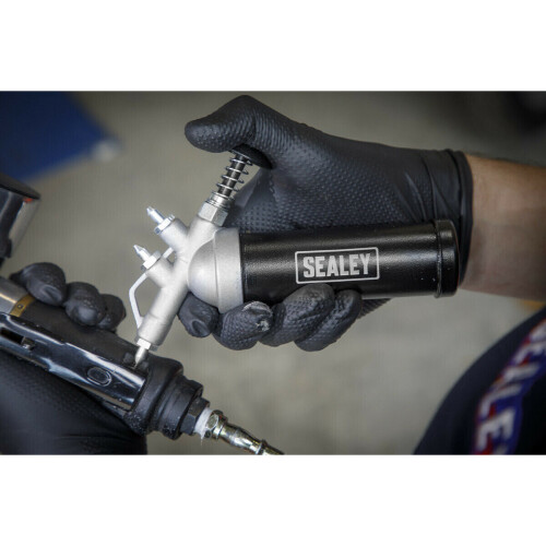 Loops Push Type Mini Grease Gun - 3oz Cartridge Capacity - Three Nozzle Sizes 2
