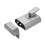 Loops Contract Rim Cylinder Rollerbolt Nightlatch 60mm Satin Chrome Door Lock 4
