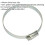 Loops 30 PACK Zinc Plated Hose Clip - 80 to 100mm Diameter - External Pressed Threads 2