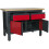 Loops Central Locking Storage & Work Top Station - 2x Draws & 2x Cupboard inc Pegboard 3