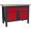 Loops Central Locking Storage & Work Top Station - 2x Draws & 2x Cupboard inc Pegboard 1