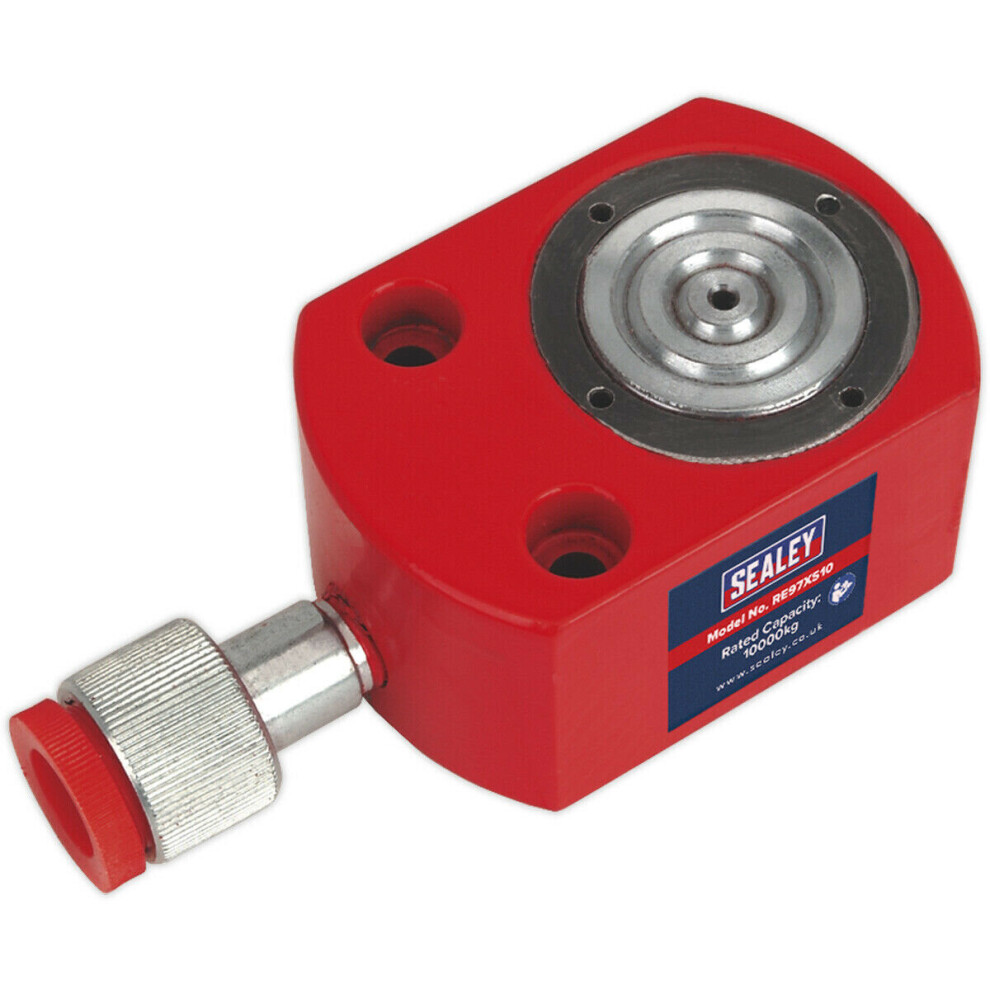 10 Tonne Short Hydraulic Push Ram - 43mm to 54mm - Quick Connect Coupler