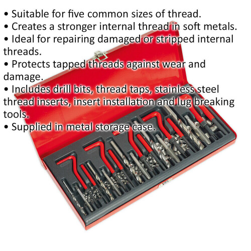 Loops Thread Repair Master Kit - 5 Sizes of Thread -  Repair Damage & Stripped Threads 1