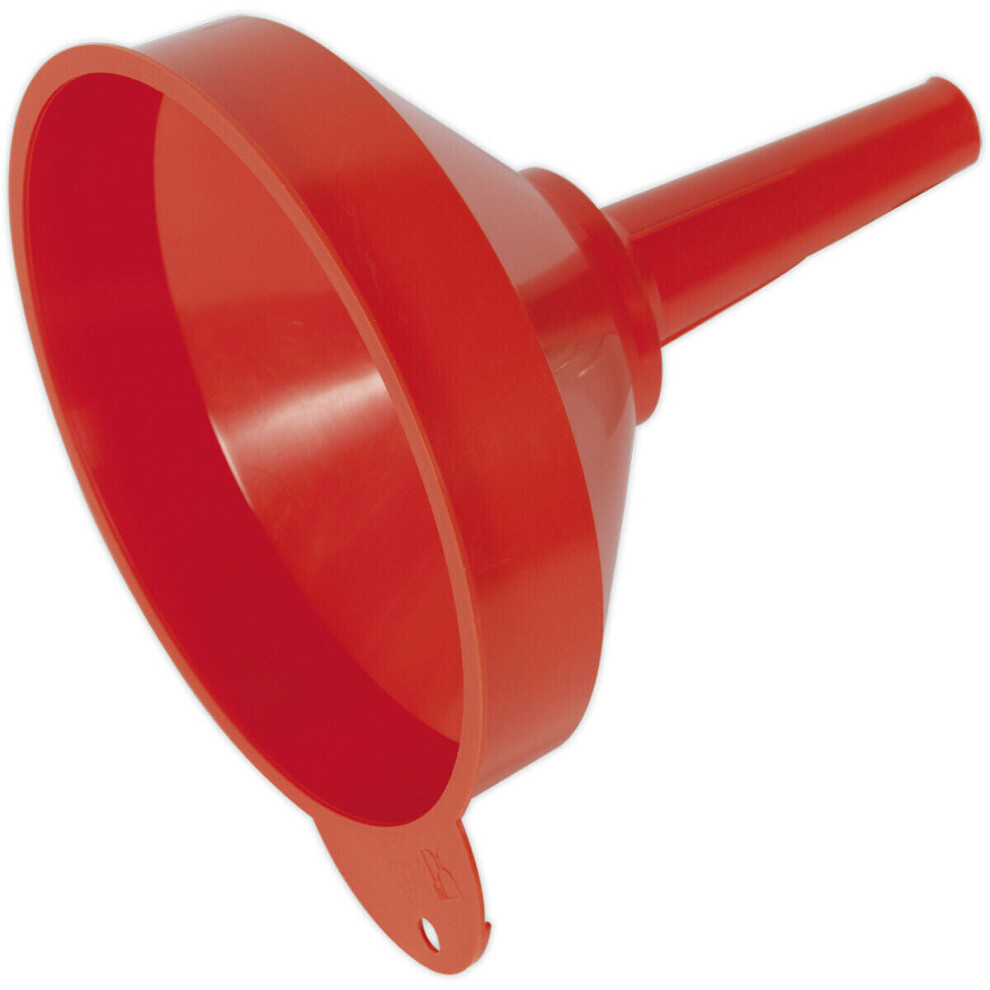 Loops 200Mm Funnel With Fixed Spout & Filter - Ventilation Tube - Polyethylene