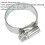 Loops 30 PACK Zinc Plated Hose Clip - 19 to 29mm Diameter - External Pressed Threads 2