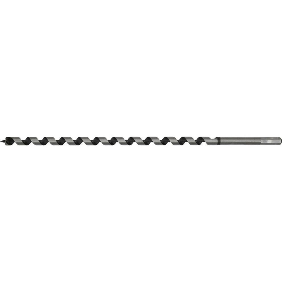 Loops 14 X 460Mm Hardened Auger Wood Drill Bit - Hexagonal Shank - Woodwork Timber