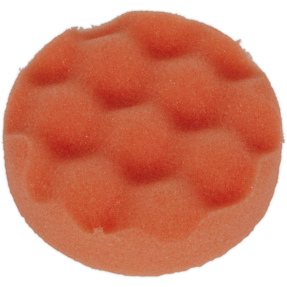 Loops Buffing & Polishing Foam Head - Firm - 80Mm X 25Mm - Hook & Loop Backing