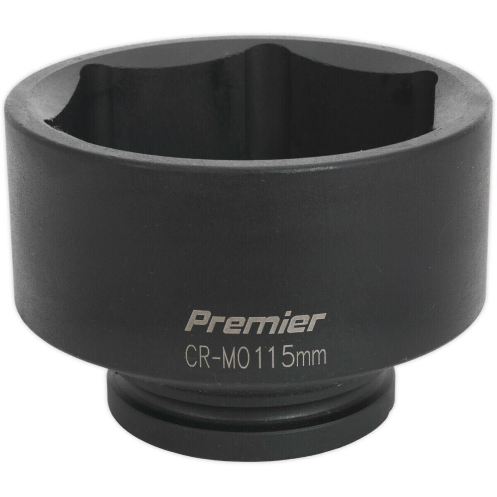 115mm Forged Impact Socket - 1 Inch Sq Drive - Chromoly Impact Wrench Socket-image-OPC-P8WJW8K-NEW