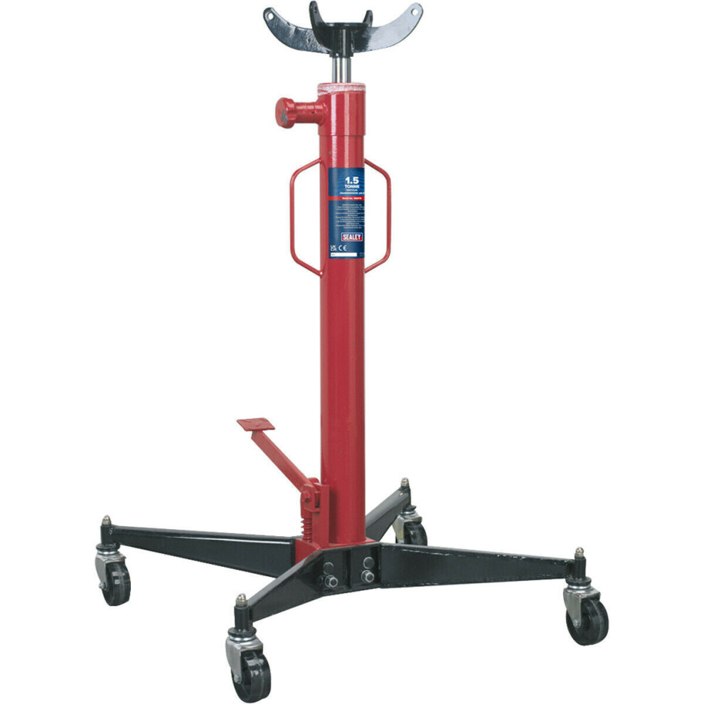 1.5 Tonne Vertical Transmission Jack - 1950mm Max Height - 2-Way Hydraulic Unit