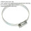 Loops 30 PACK Zinc Plated Hose Clip - 70 to 89mm Diameter - External Pressed Threads 2