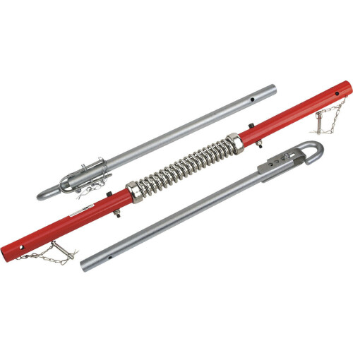 Loops 1.8m Tow Pole with Shock Spring - 2000kg Rolling Load Capacity - Vehicle Towing