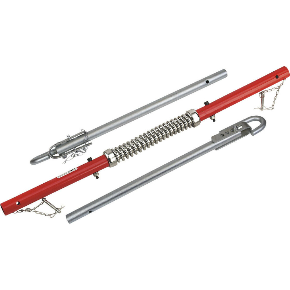Loops 1.8M Tow Pole With Shock Spring - 2000Kg Rolling Load Capacity - Vehicle Towing