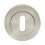 Loops 50mm Lock Profile Round Escutcheon 10mm Depth Concealed Fix Satin Nickel 2