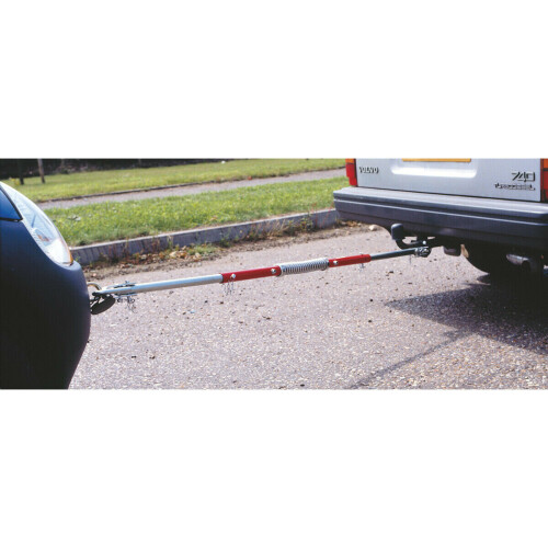 Loops 1.8m Tow Pole with Shock Spring - 2000kg Rolling Load Capacity - Vehicle Towing 2
