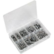 200 Piece Clevis Pin Assortment - Imperial Sizing - Securing Fastener Pins