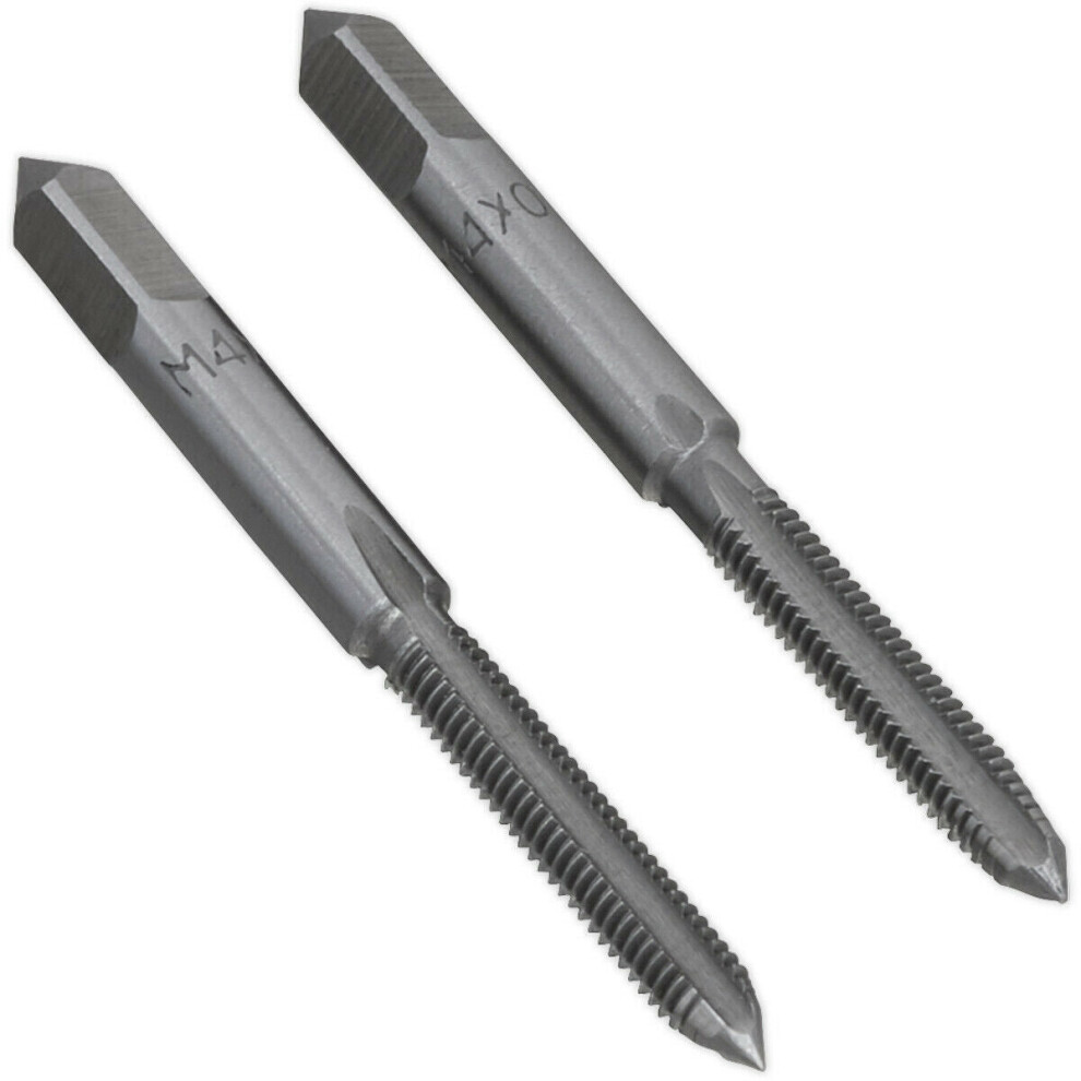Loops 2 Pack - M4 X 0.7Mm Taper & Plug Tap Set - Premium Steel - Socket Threading Bit