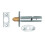 Loops 60mm Security Door Rack Bolt 32mm Fixing Centres Satin Chrome Door Latch 2