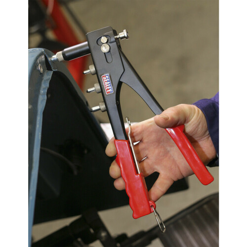 Loops Threaded Nut Riveter Tool - 255mm Hand Rivet Gun - Adjustable Nozzle M3 M4 M5 M6 2