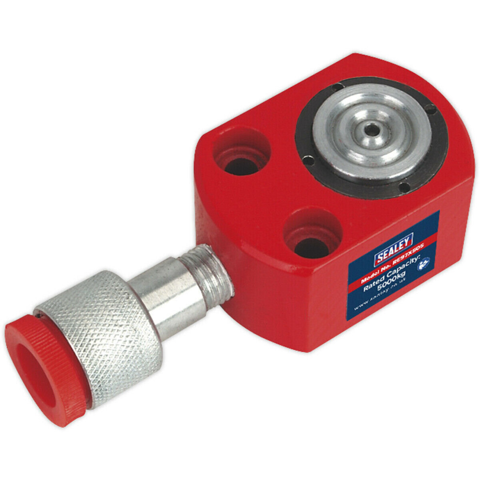 5 Tonne Short Hydraulic Push Ram - 33mm to 39mm - Quick Connect Coupler