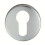 Loops 52mm Euro Profile Open Escutcheon 8mm Depth Concealed Fix Satin Aluminium 4
